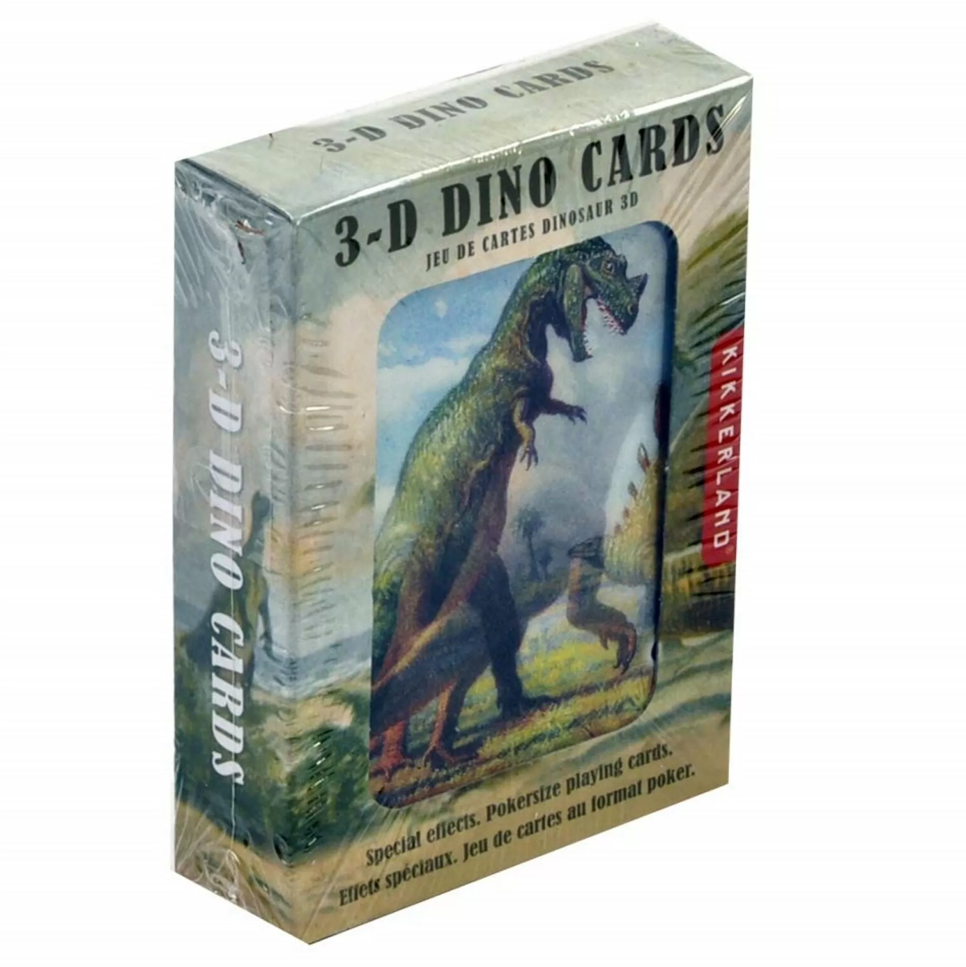 Kikkerland 3D Dino Playing Cards Discount