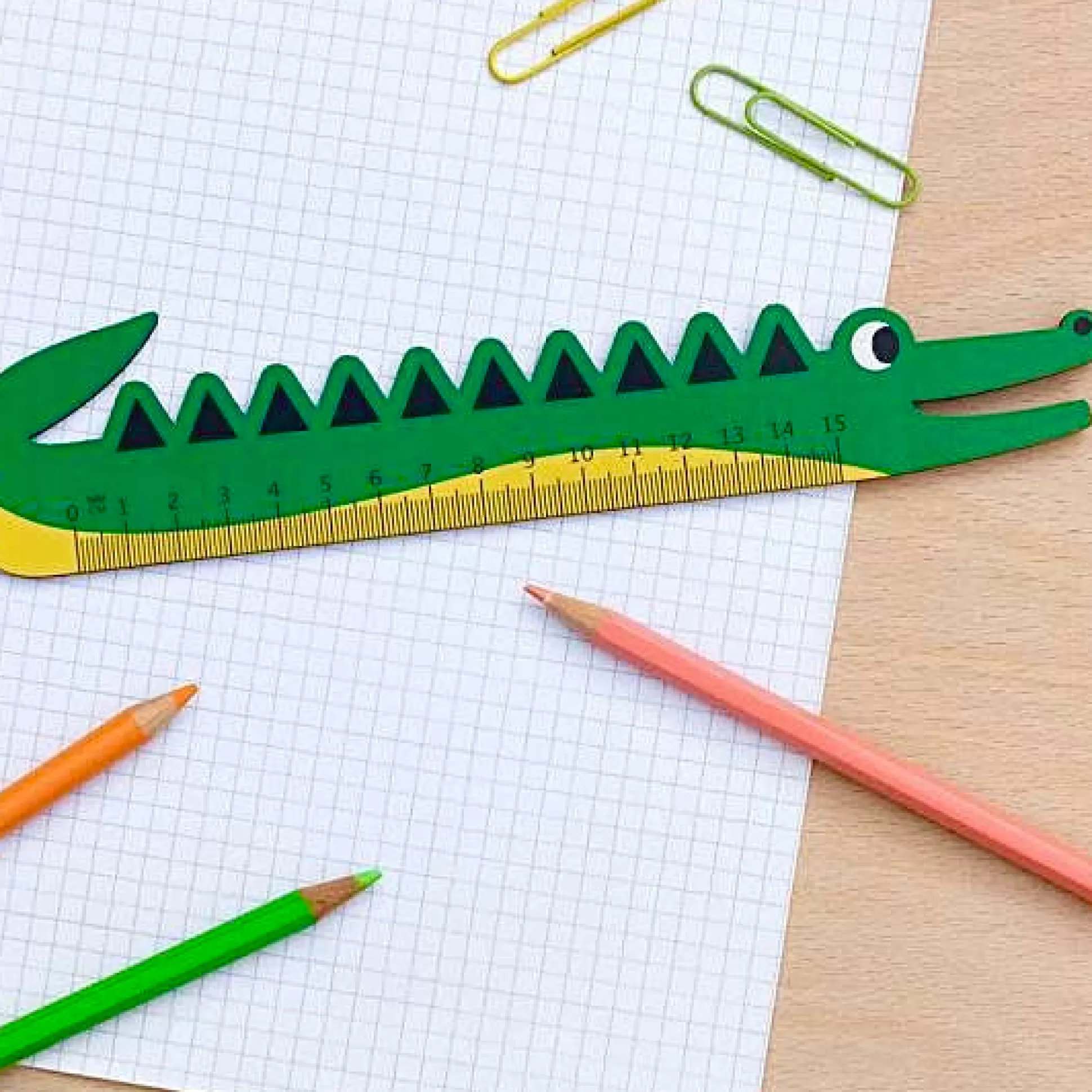 Rex London Crocodile Wooden Ruler Online