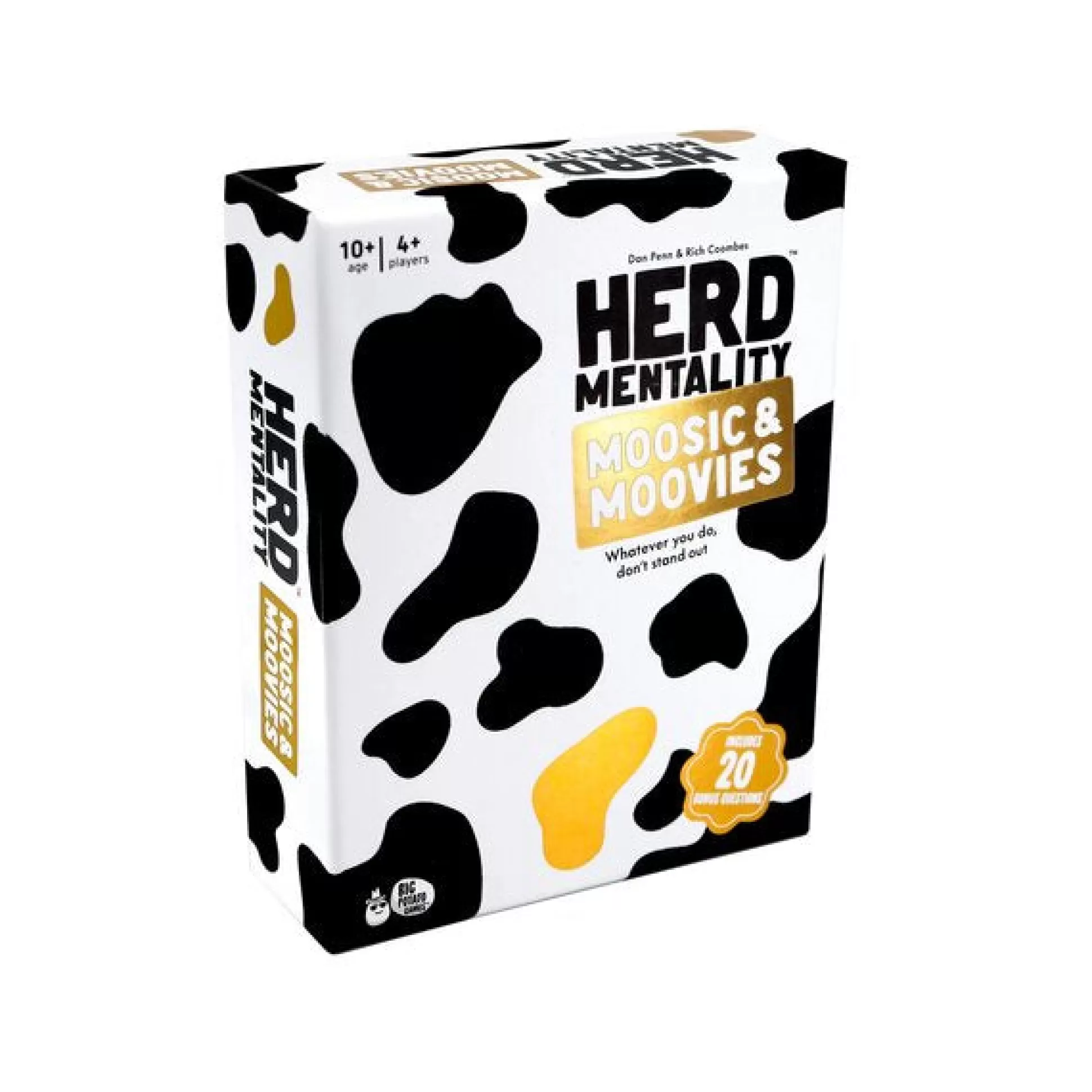 Big Potato Games Herd Mentality Moosic & Moovies Quiz Family Card Game Outlet