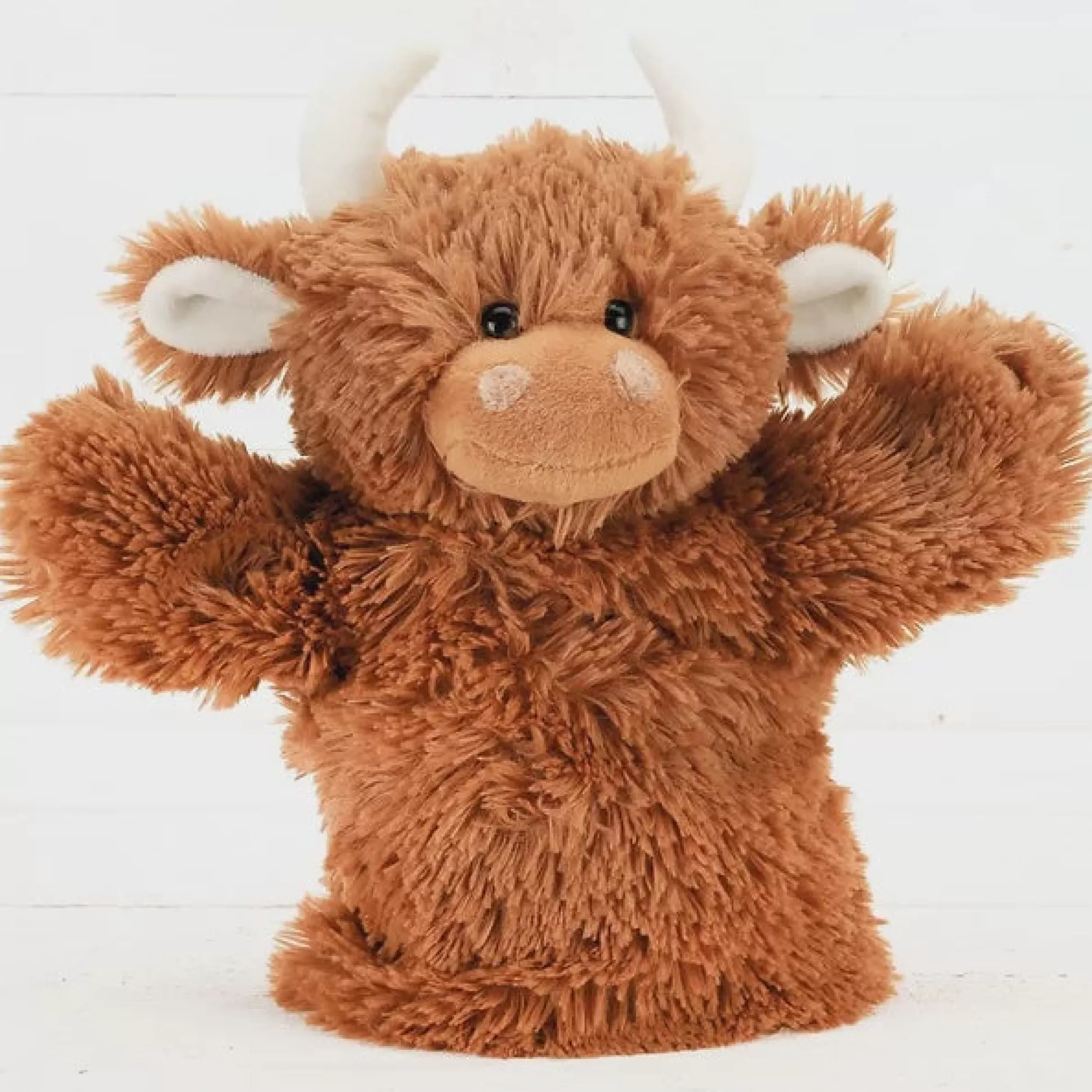 Jomanda Highland Coo Hand Puppet Fashion