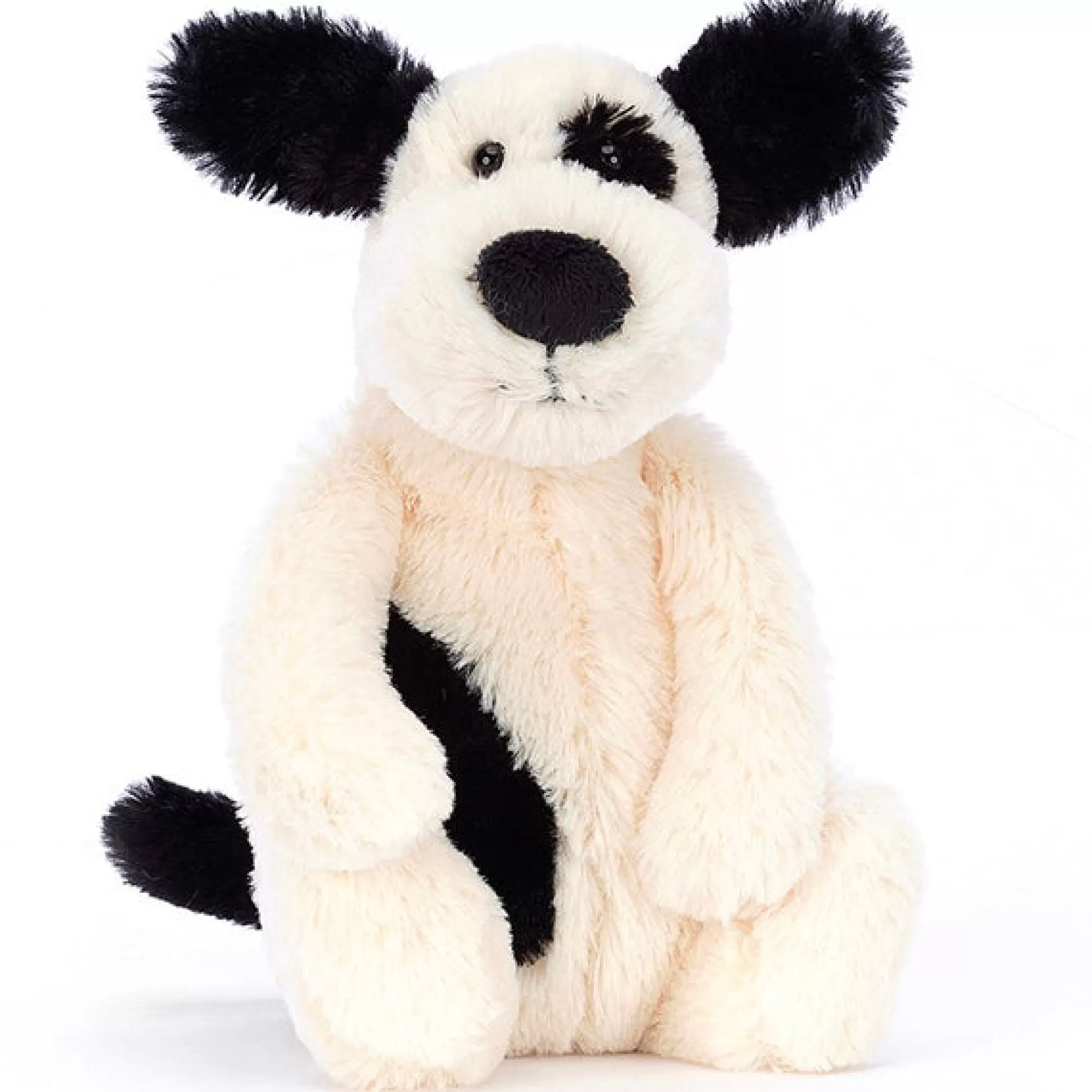 Jellycat Bashful Black And Cream Puppy Small Clearance