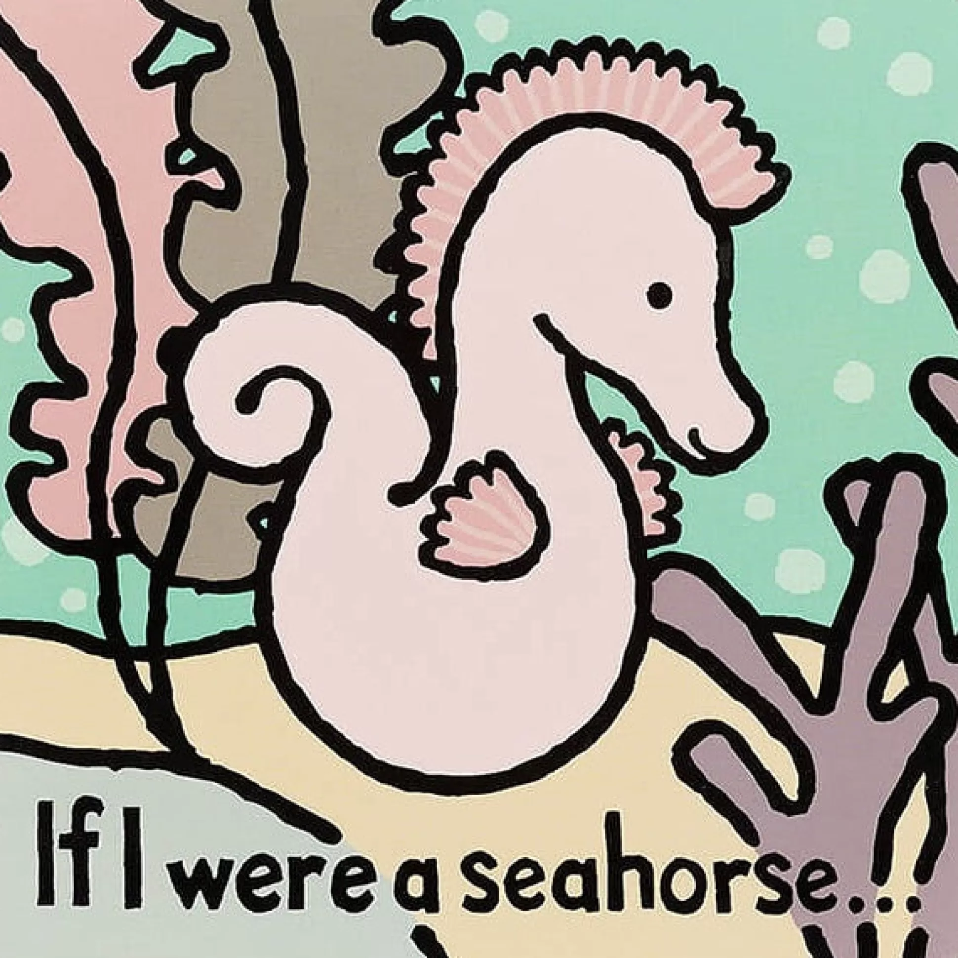 Jellycat If I Were A Seahorse Board Book Best Sale