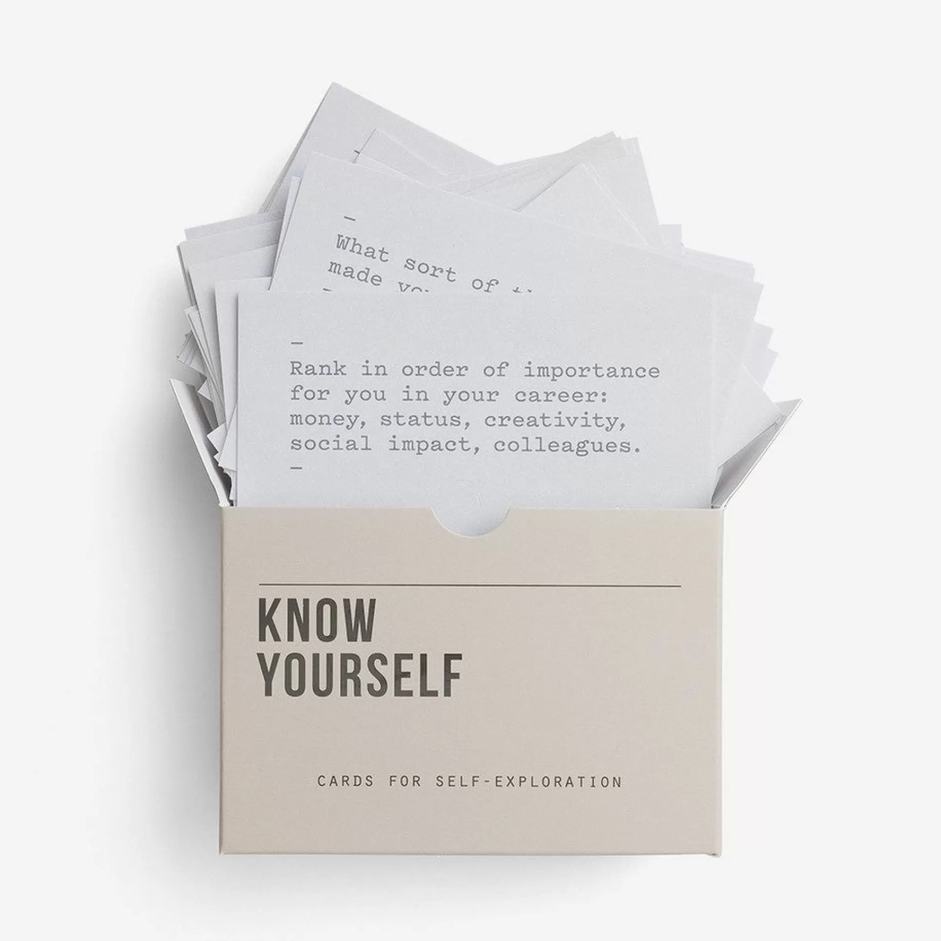 The School Of Life Know Yourself Prompt Cards Cheap