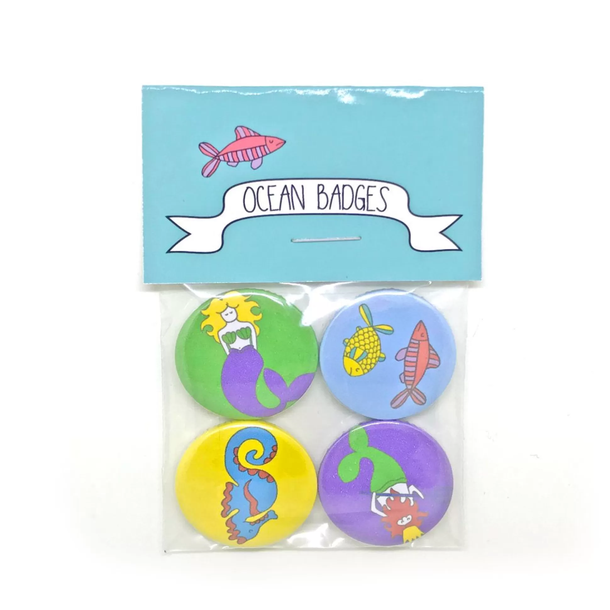 Neon Magpie Ocean Badges Cheap