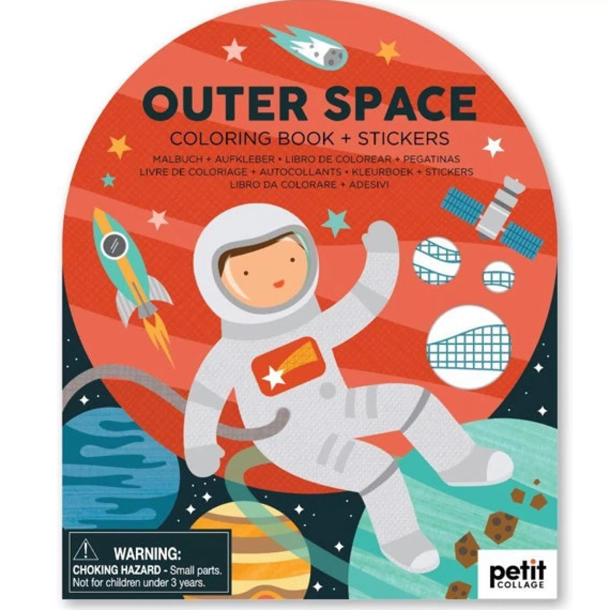 Macmillan Outer Space Colouring Book & Stickers New