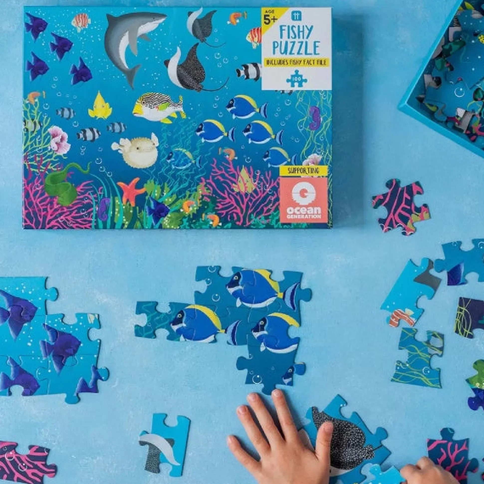 Talking Tables School Of Fish Fishy Puzzle Outlet