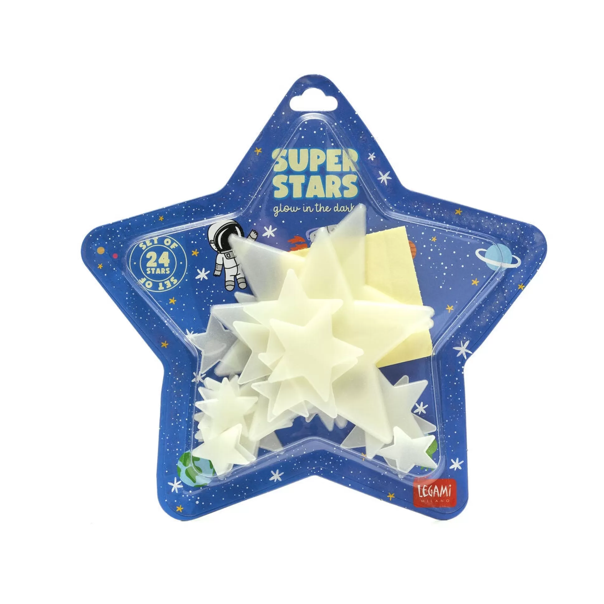 Legami Super Glow In The Dark Stars Fashion