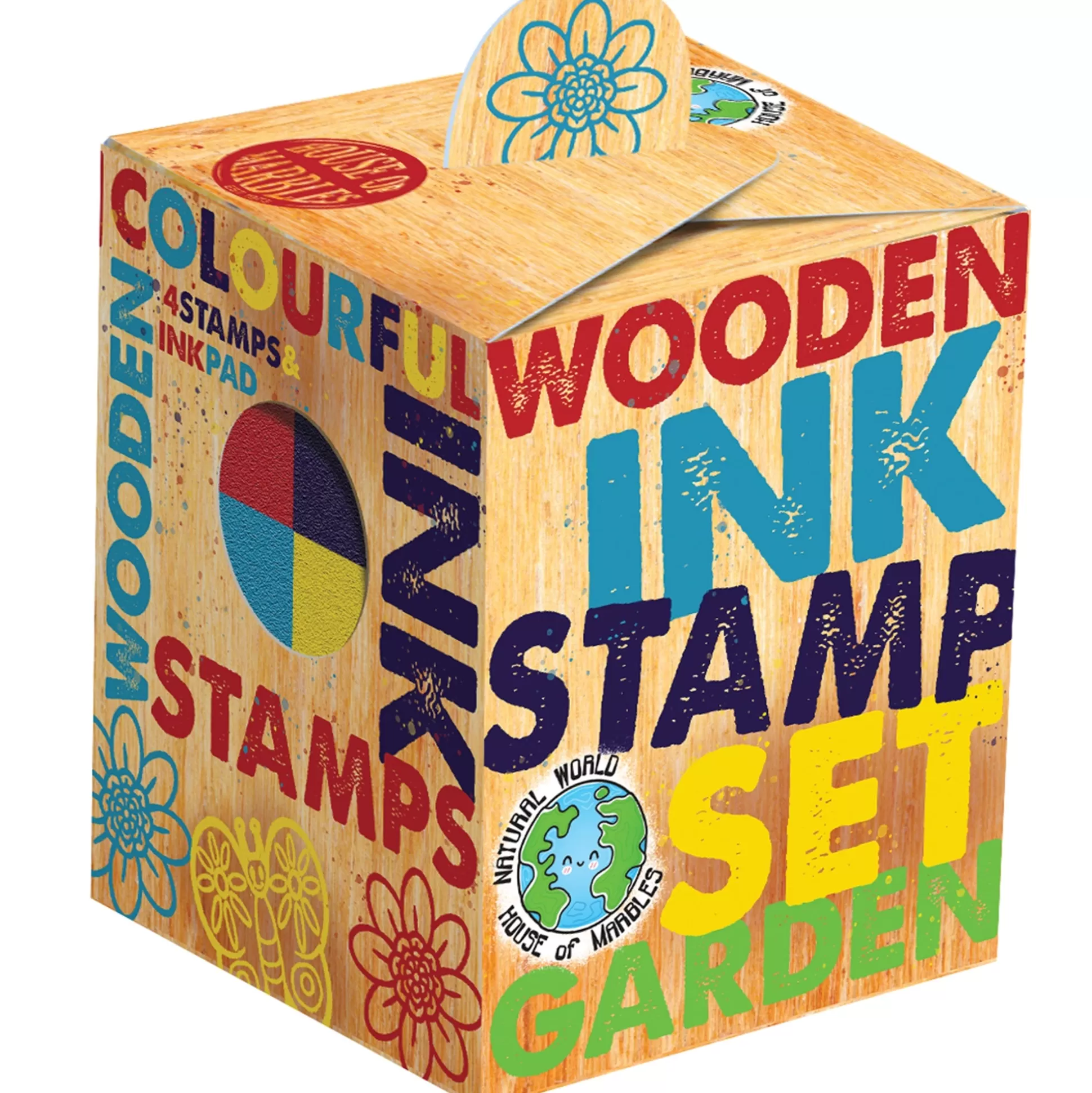 House of Marbles Wooden Garden Stamp Set Best